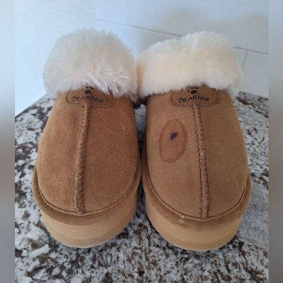BearPaw Shoes - BEARPAW Retro Loki Womens Platform Slippers size 9